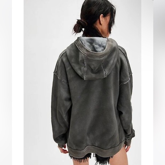 Free People Your Favorite Washed Hoodie Size XS NWT - Picture 13 of 15